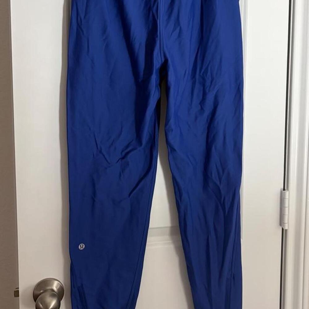 Cobalt Blue Elastic Waist Jogger Pants - Picture 2 of 3